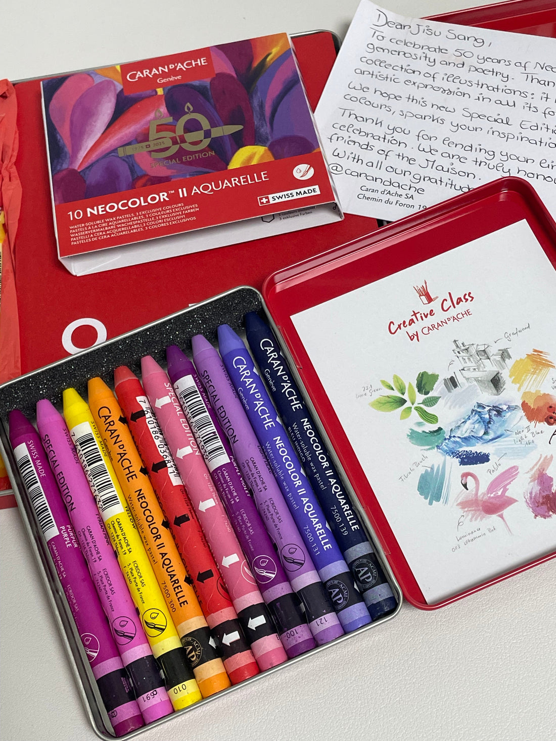 CARAN D’ACHE! endless @ddasuhan_thankyous