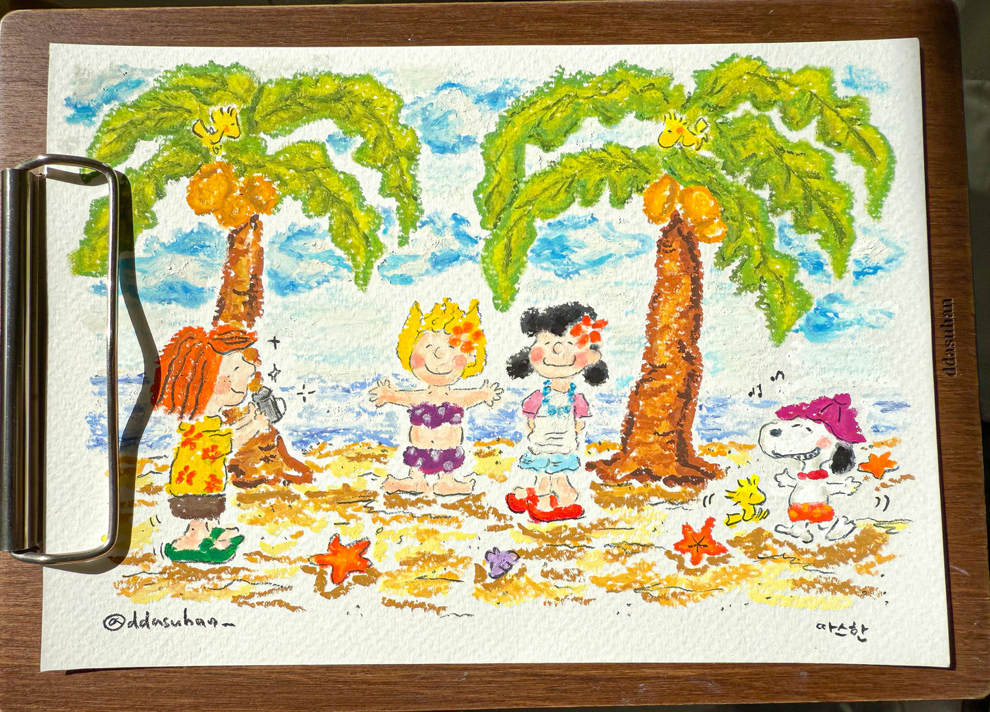 Summer time of Peanuts friends