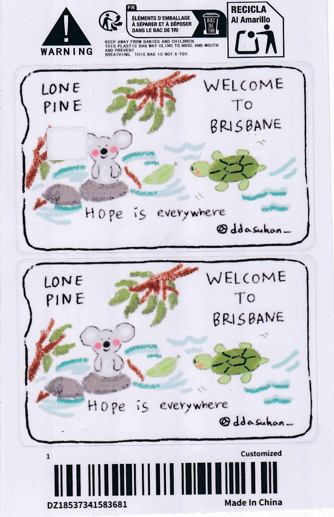 *Exclusive* to Lone Pine: Hope is Everywhere Keowa & Murray River Turtle Card Skin