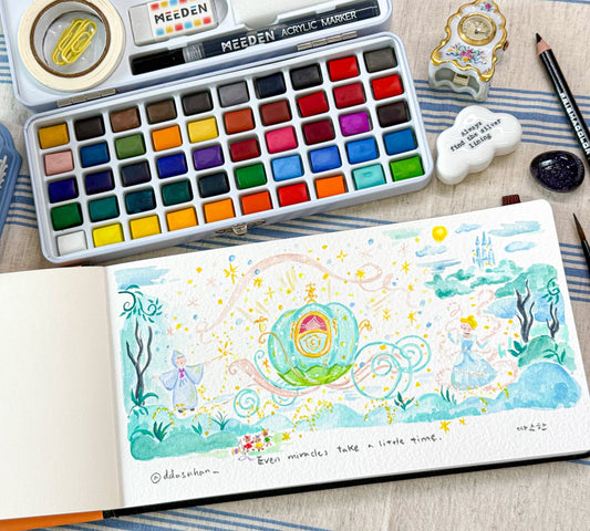 Meeden Korea: Solid Watercolour Set!