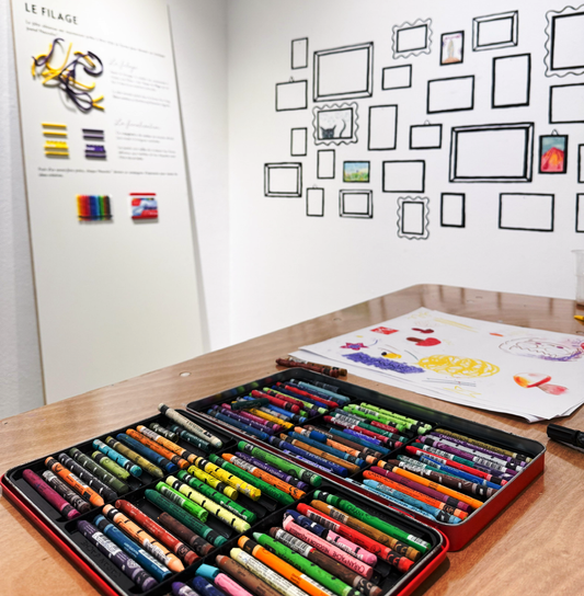 CARAN D'ACHE PLATFORM 10 ESPACE CREATIF, Lausanne Switzerland 50 years of NEOCOLOR II AQUARELLE