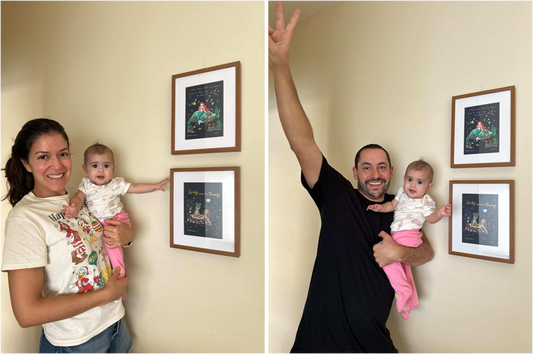 Lady and the Tramp & Little Mermaid (a5 size) move to Brazil to be with Julianna Prodo and her beautiful family.