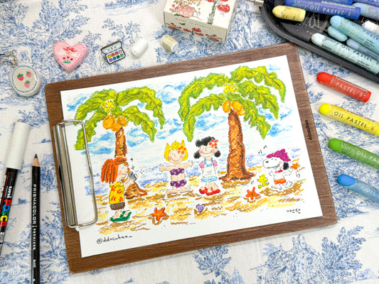 Summer time of Peanuts friends