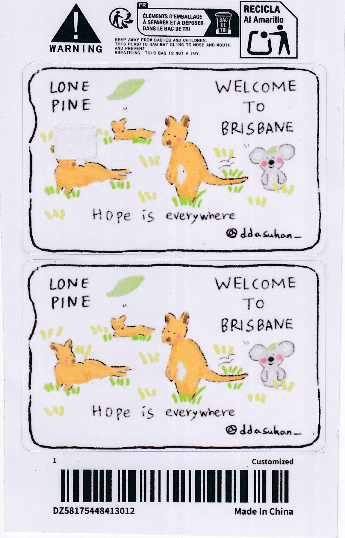 *Exclusive* to Lone Pine: Hope is Everywhere Keowa & Kangaroo Card Skin