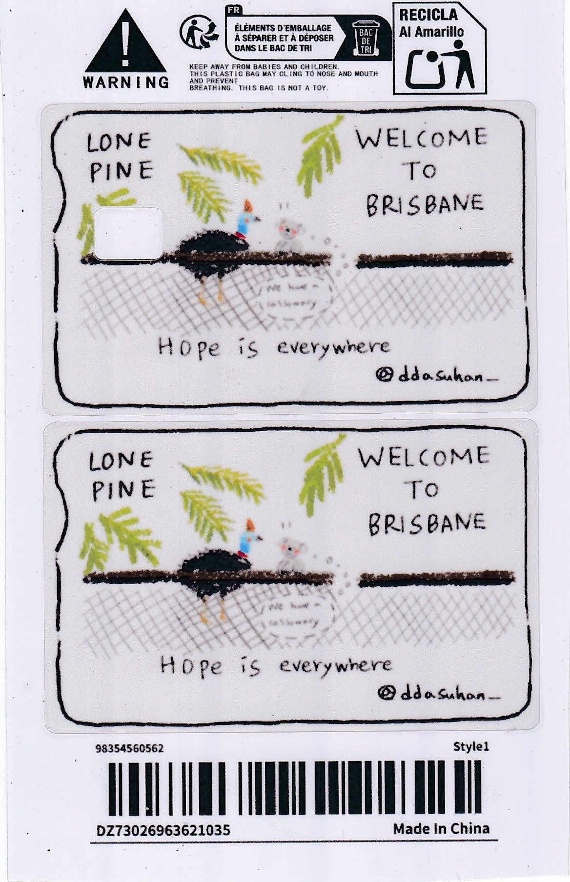 *Exclusive* to Lone Pine: Hope is Everywhere Keowa & Cassowary Card Skin