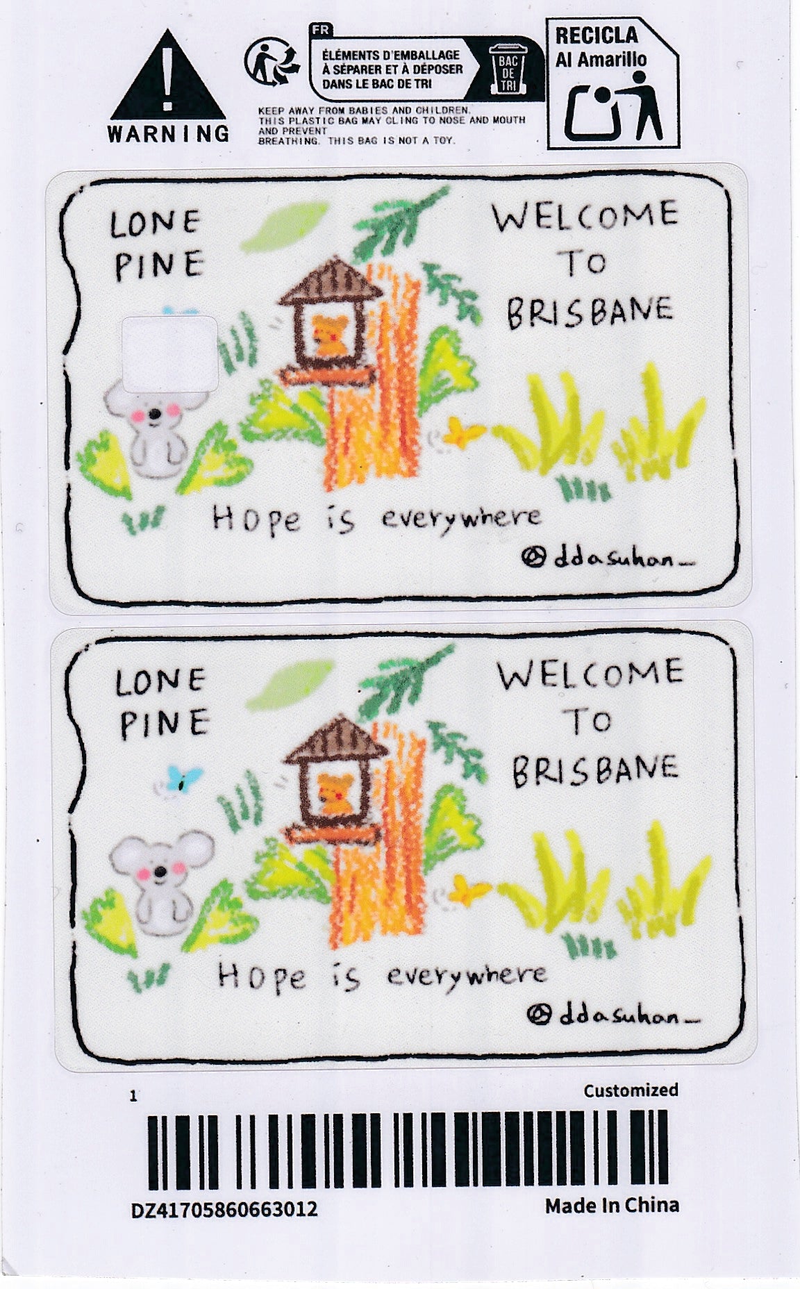 *Exclusive* to Lone Pine: Hope is Everywhere Keowa & Tree Kangaroo Card Skin