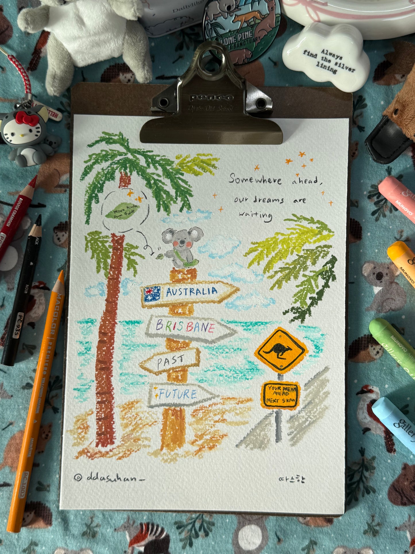 FREE GIFT SMART GLOBAL ACTIVITIES Keowa Koala let's go to Brisbane iPhone wallpaper