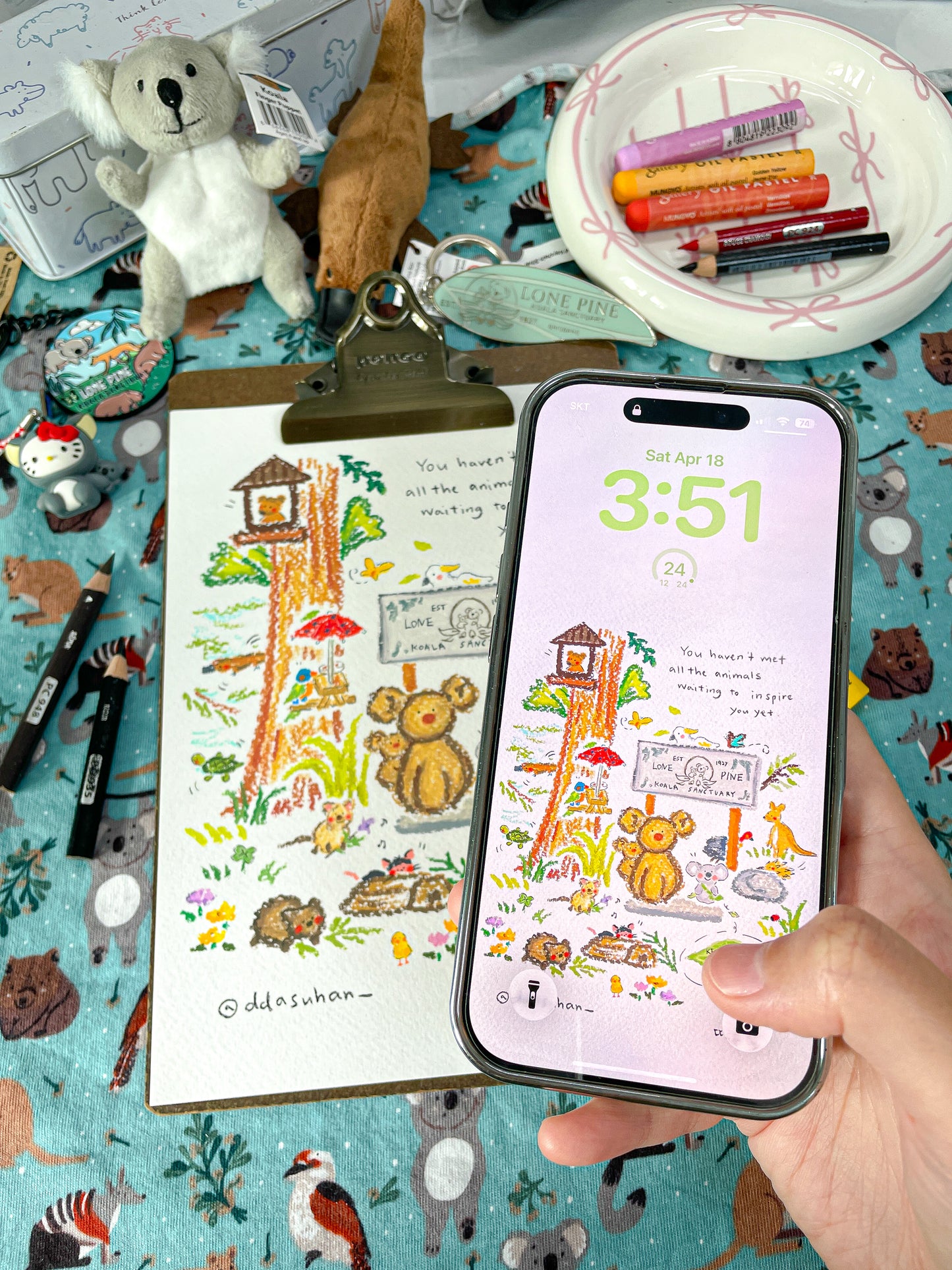 FREE GIFT CHOICE HOMESTAY - Lone Pine animals inspiration iPhone wallpaper