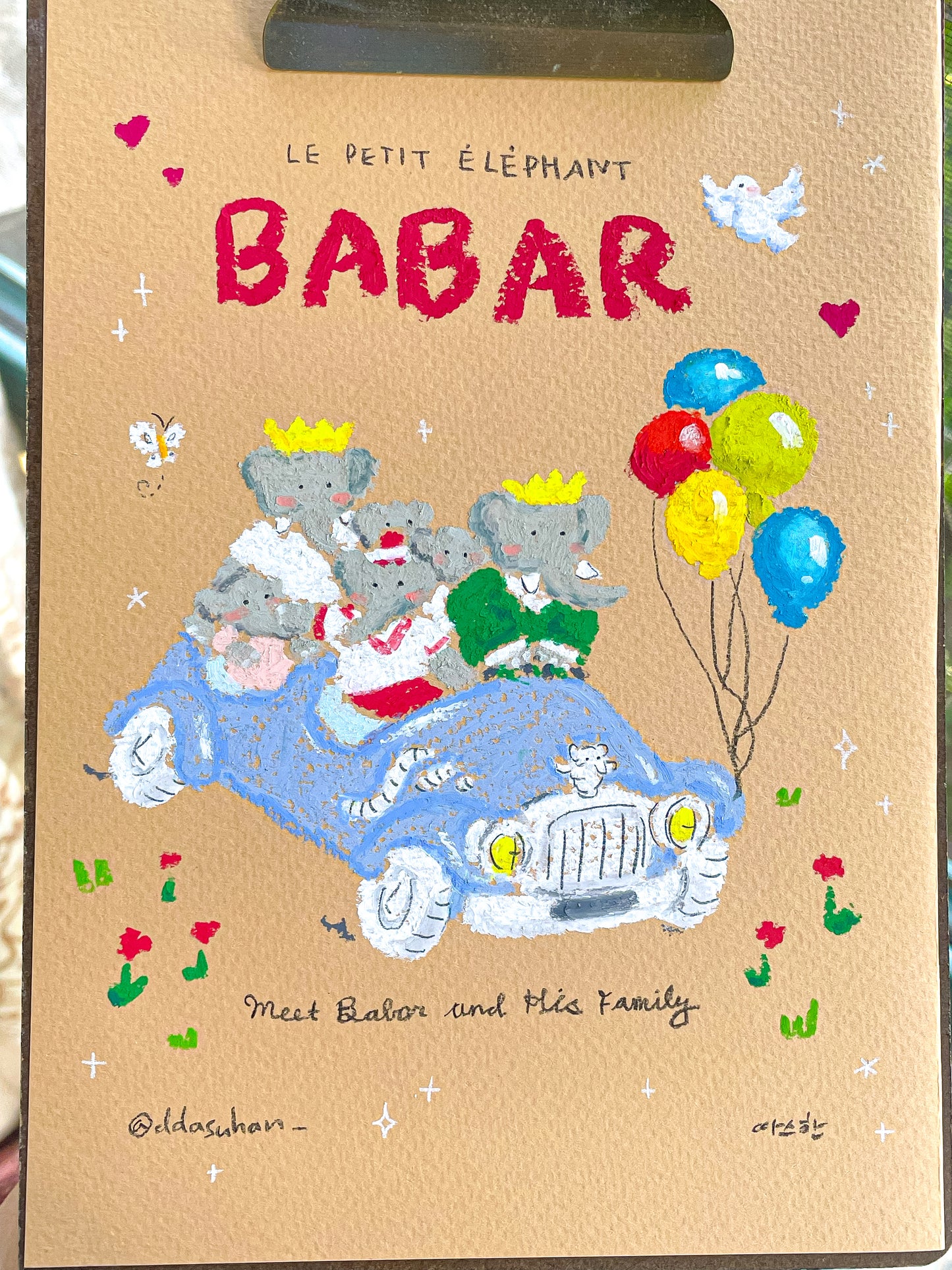 Babar in a Car