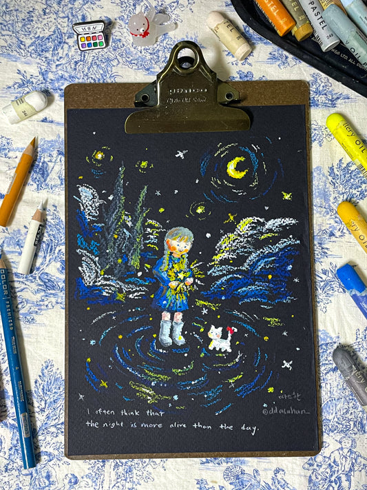 The Starry Night - The darker it is the more star lights you can see