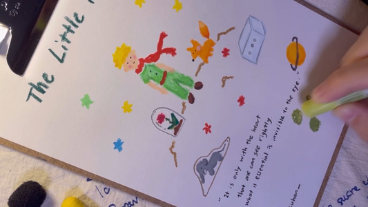 Drawing YouTube Lesson 26: The Little Prince, Le Petit Prince (ASMR)