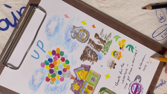 Drawing YouTube Lesson 25: Disney Pixar UP! (ASMR)