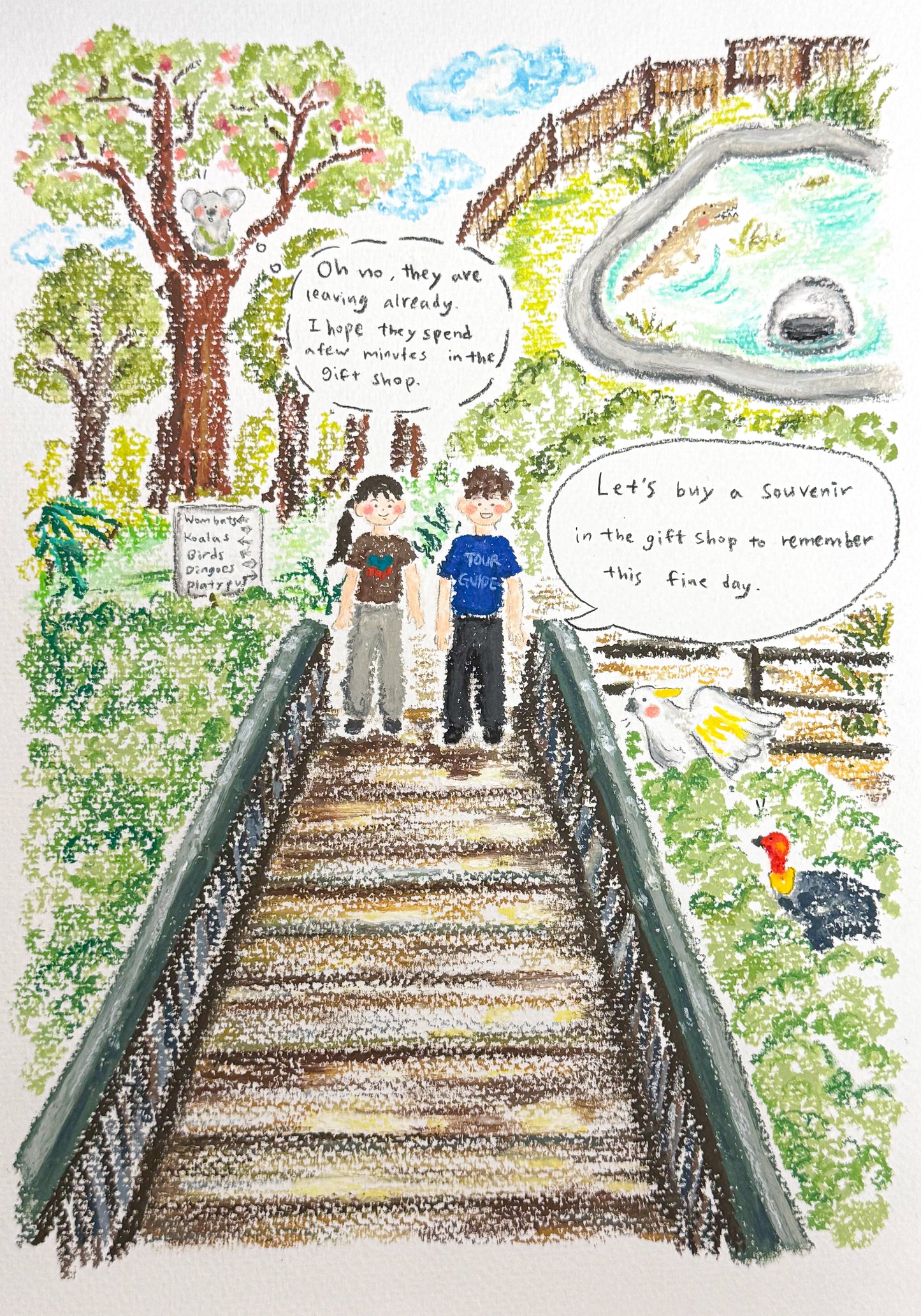 Lone Pine eBook Chapter 1: Welcome to Brisbane Keowa Koala Dowa Guide with iPhone cover wallpaper (eBook Card)