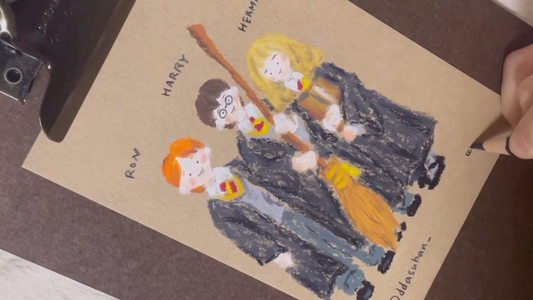 Drawing YouTube Lesson 19: Harry Potter with Jisu Sang (ASMR)