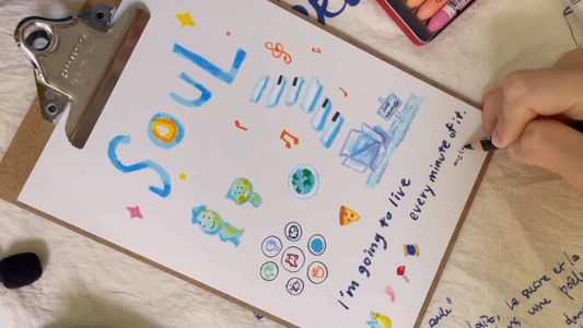 Drawing YouTube Lesson 29: Disney Pixar Soul (ASMR)